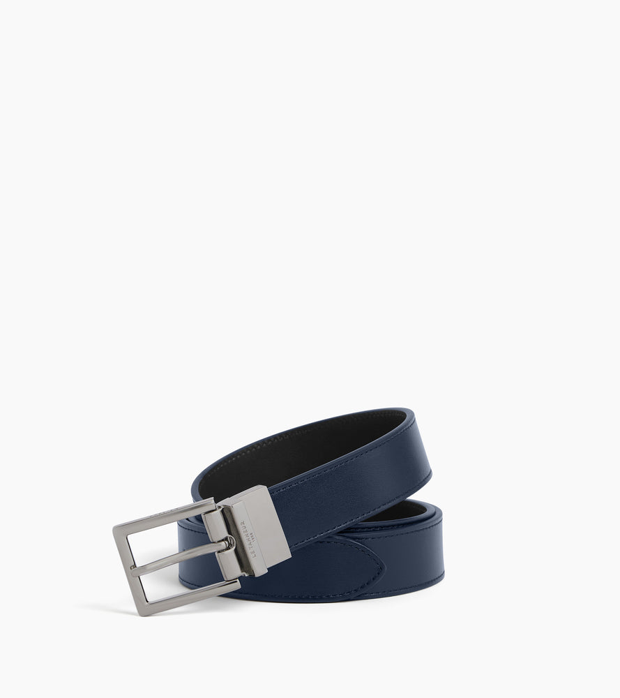 Le Tanneur ceinture réversible homme cuir lisse 30 mm