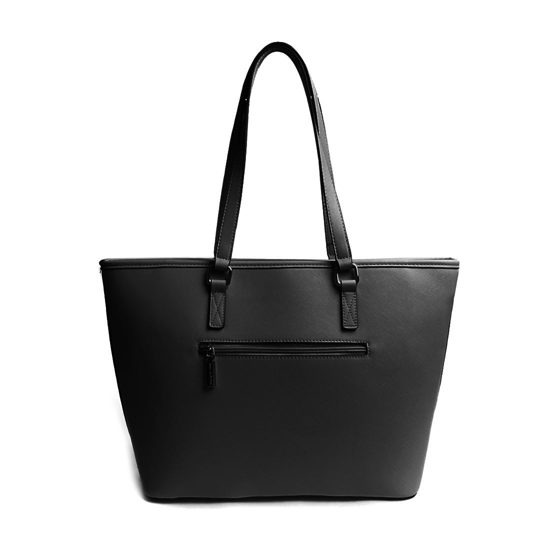 MAC ALYSTER Shopping A4-761 sac shopping noir synthétique