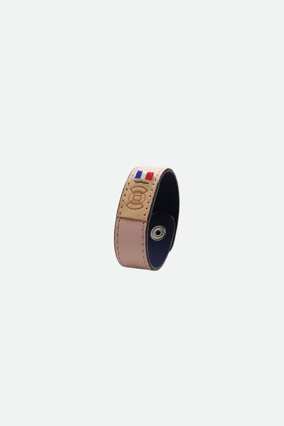 Nodie's Bracelets Lily Sam bracelet cuir rose poudre 19 cm