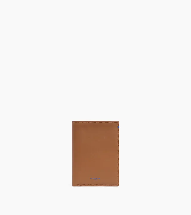 Le Tanneur Martin portefeuille cuir lisse Brown Tan