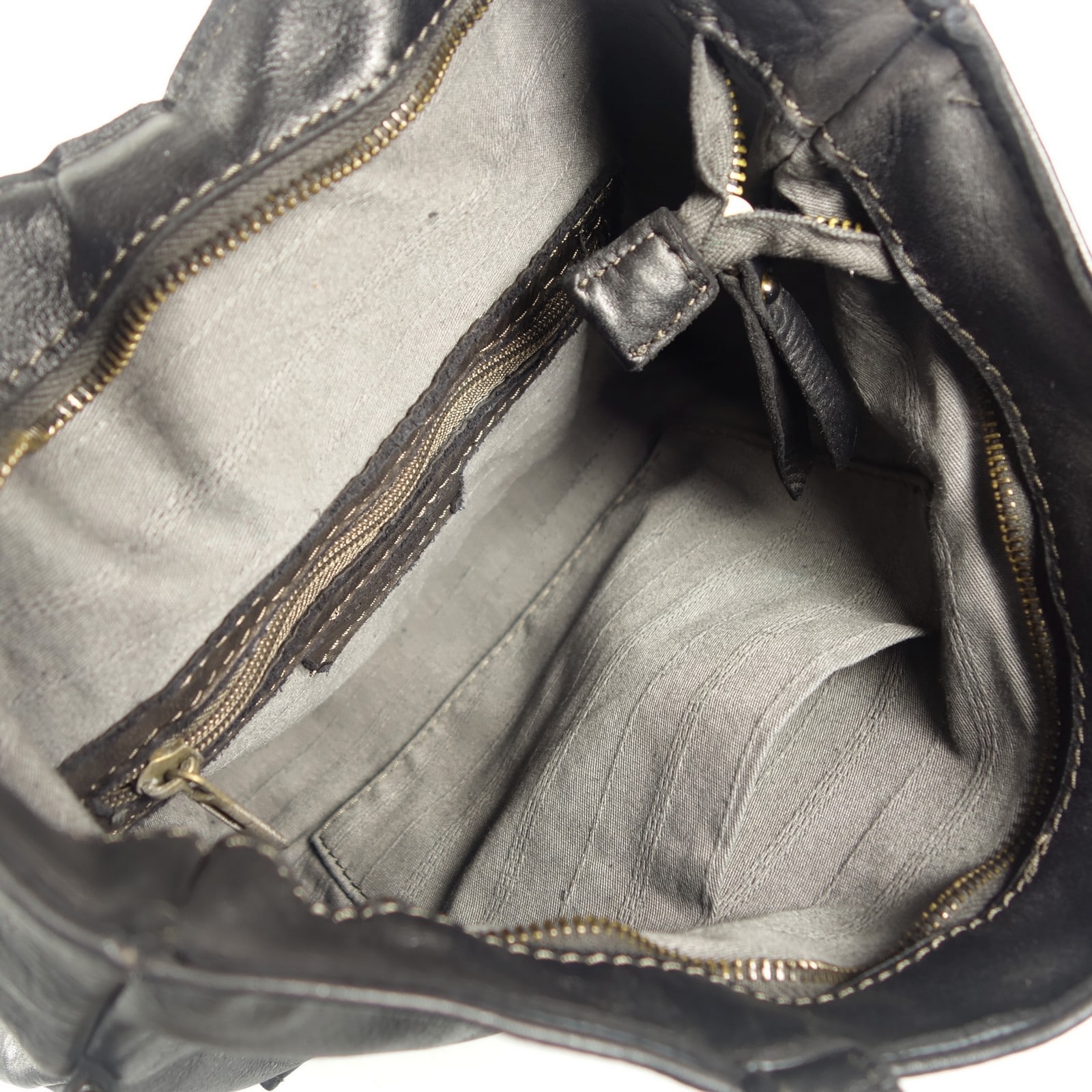 Collection Esprit Cuir Zeudi sac à dos cuir noir femme