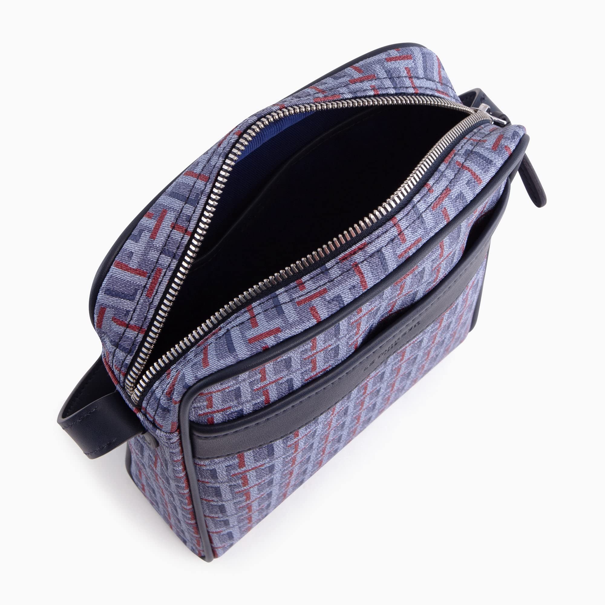 Le Tanneur Camille sacoche toile cuir homme 17 cm