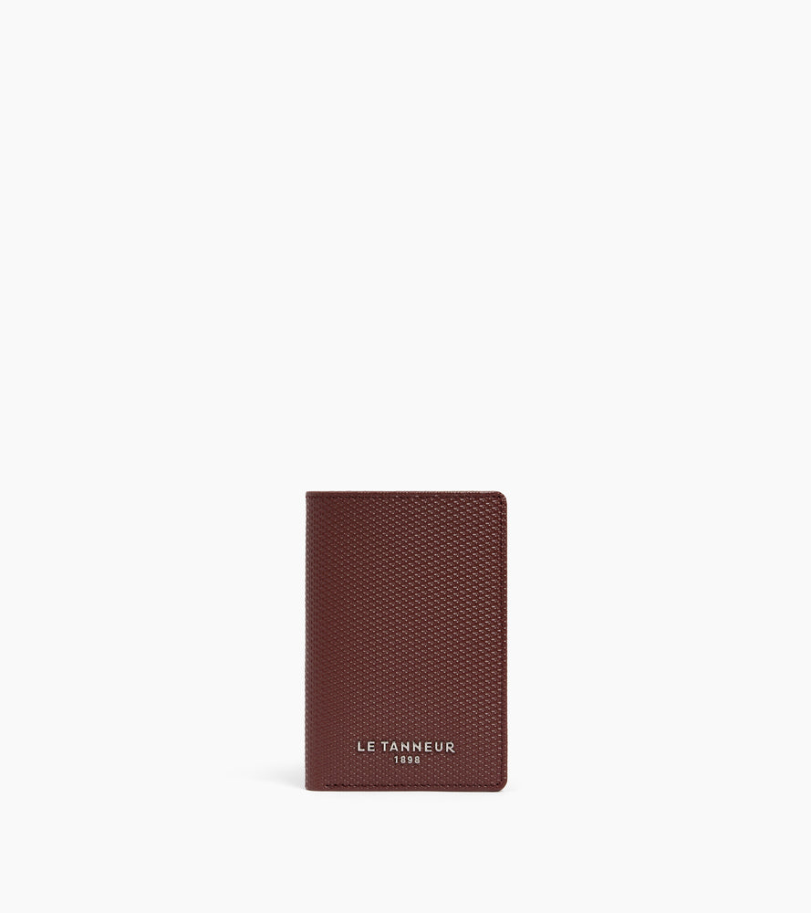 Le Tanneur Emile porte-cartes cuir T vertical RFID