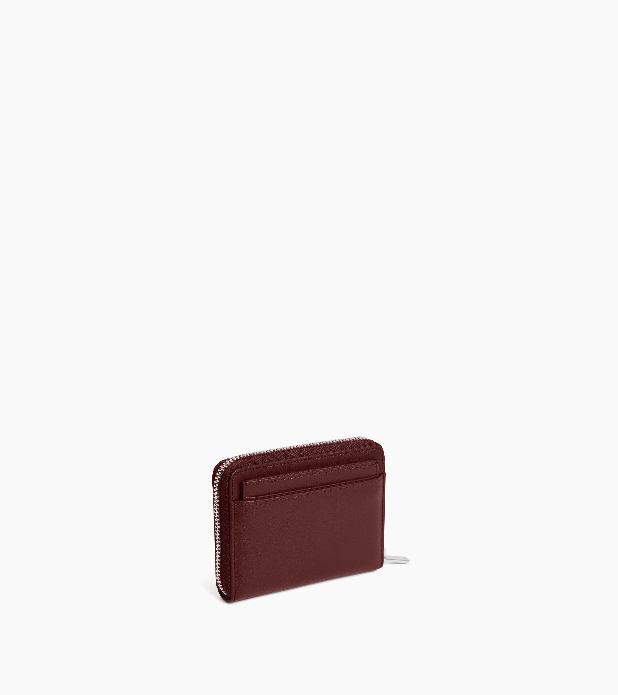 Le Tanneur Albertine porte-monnaie cuir rouge zippé
