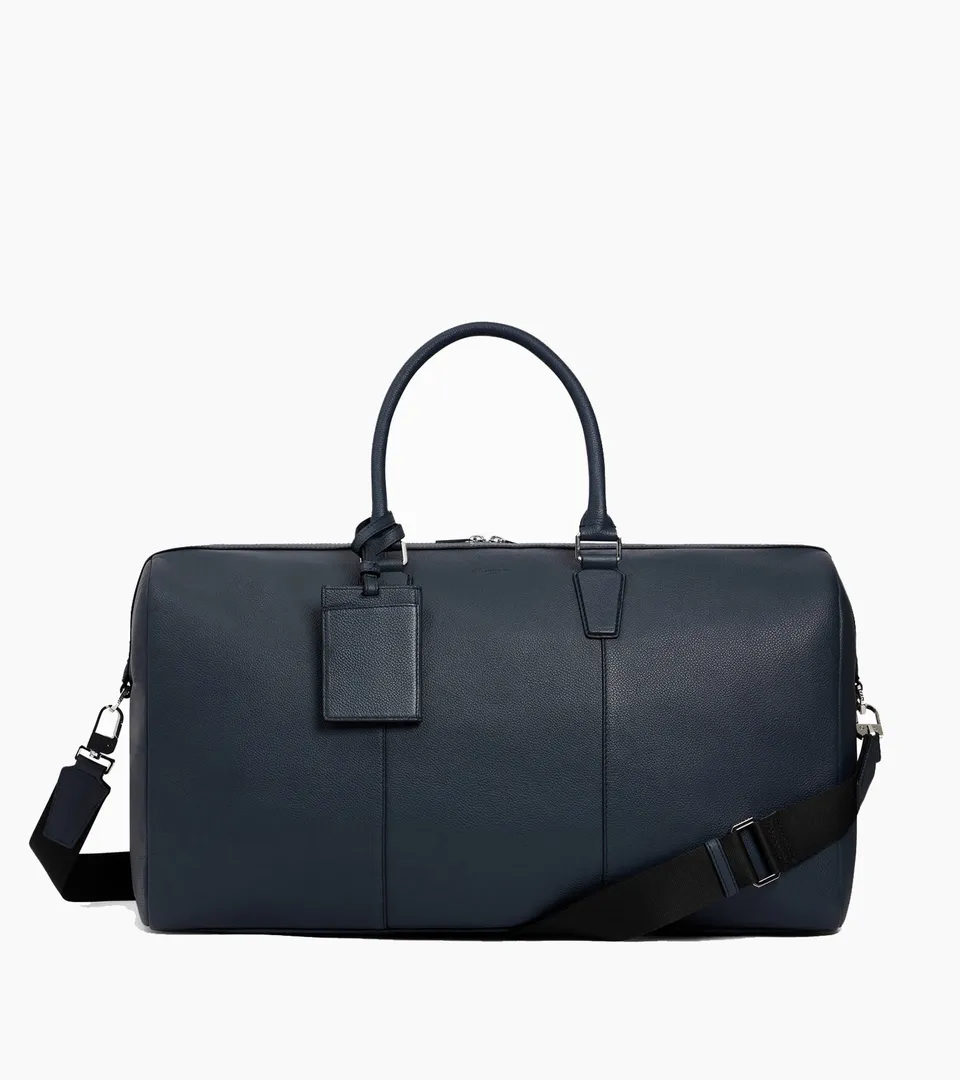 Le Tanneur Marceau sac voyage 48h cuir Twilight Blue