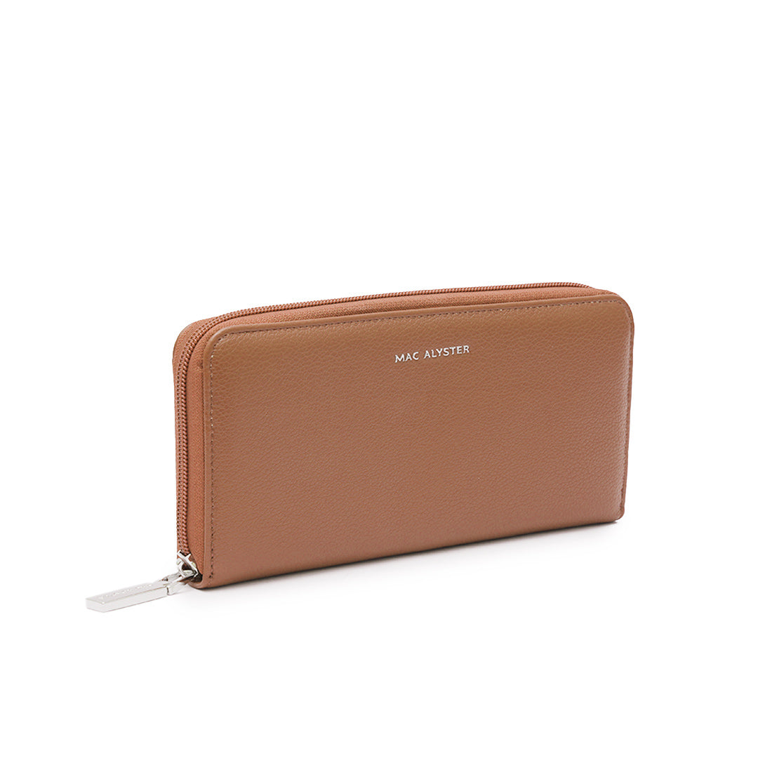 MAC ALYSTER Petite maroquinerie Portefeuille long Gris 21 cm