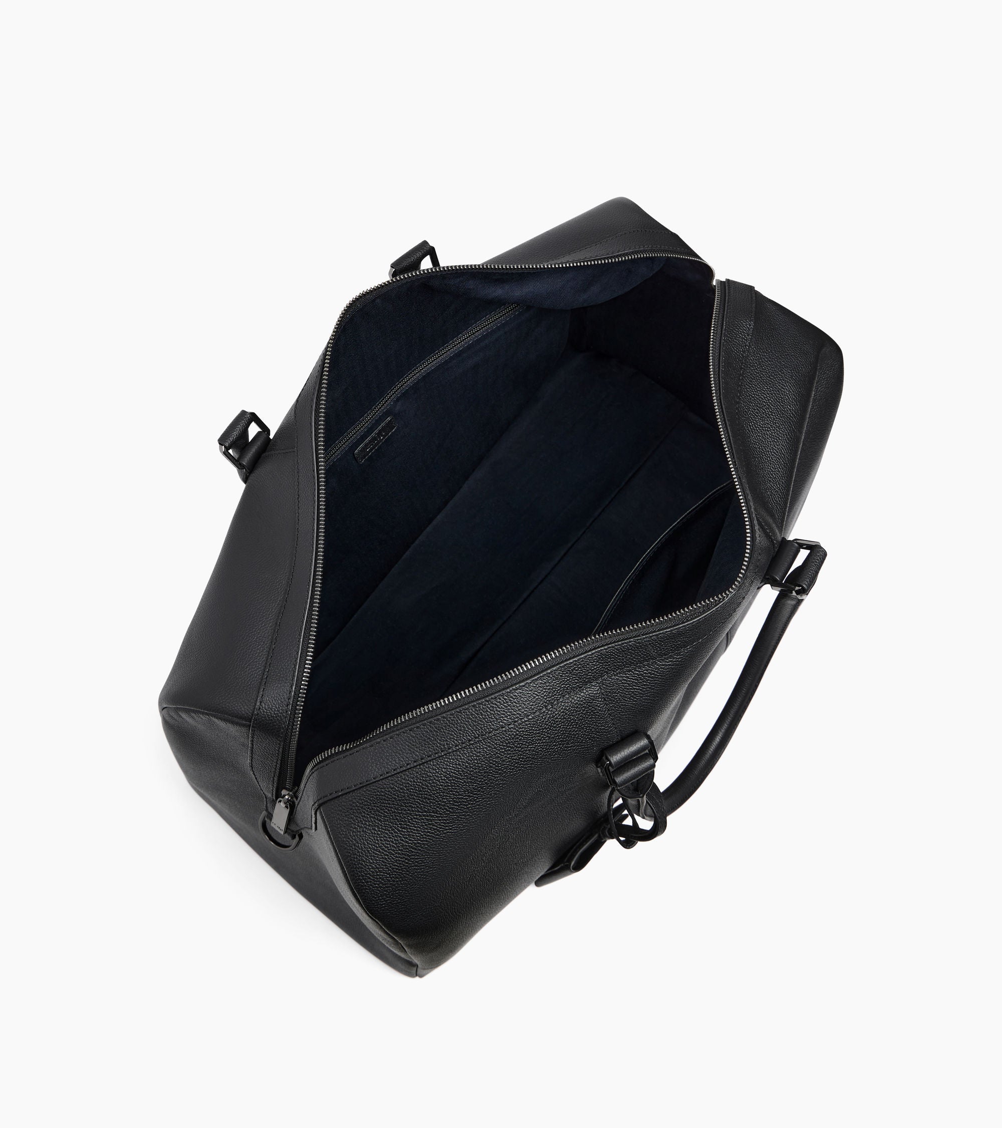 Le Tanneur Marceau sac de voyage 48h cuir grainé noir