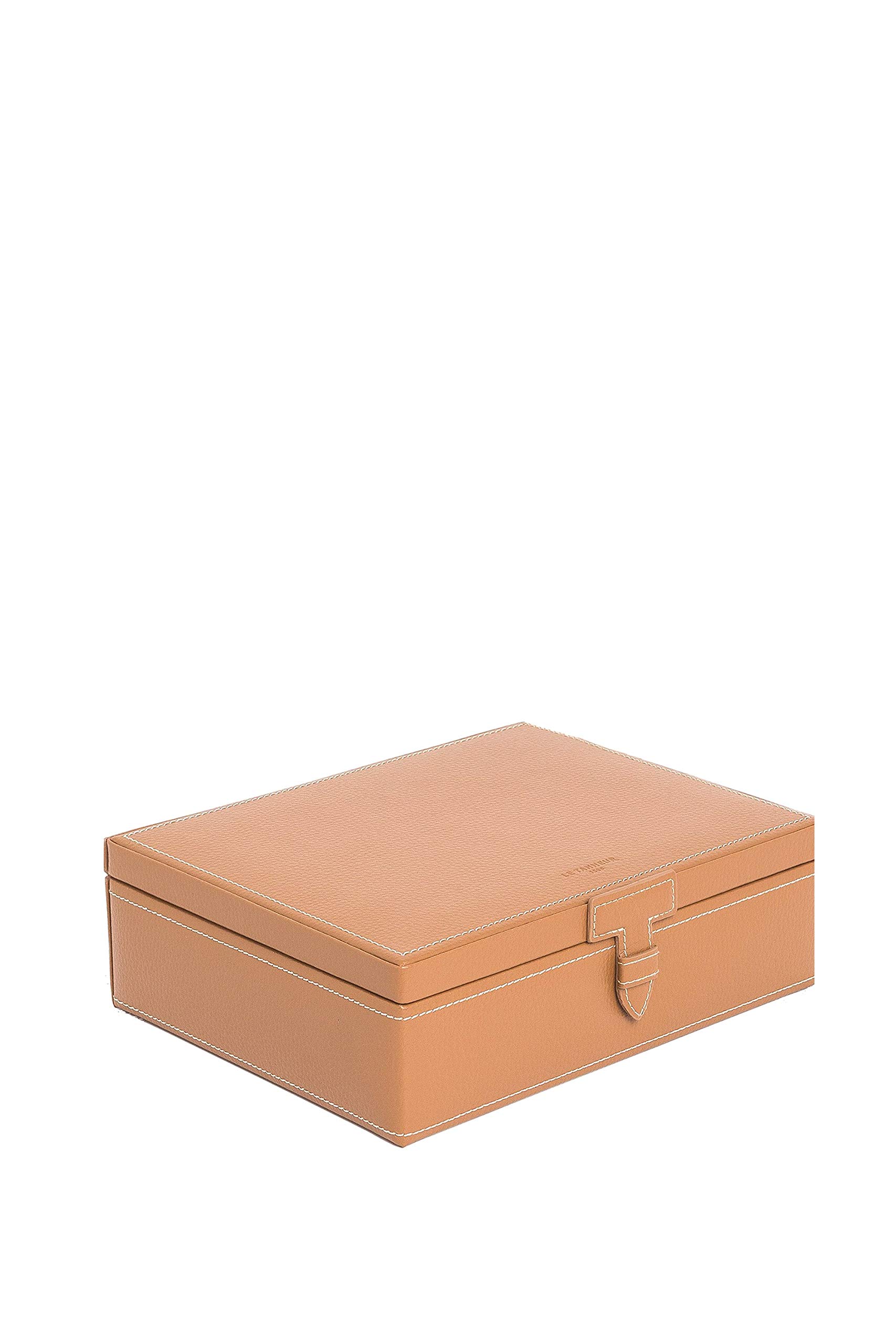 Le Tanneur Leather Goods boîte à montres cuir 8 compartiments velours