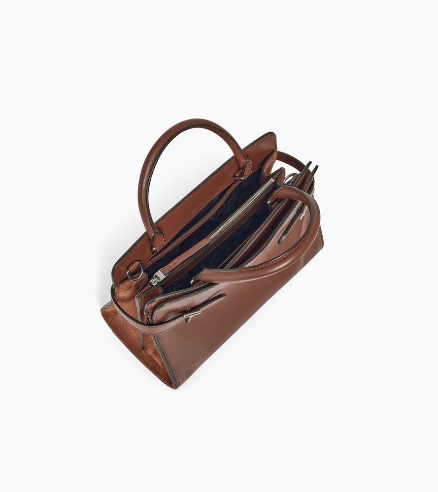 Le Tanneur Emie Sac Main Moyen Cuir Nubuck
