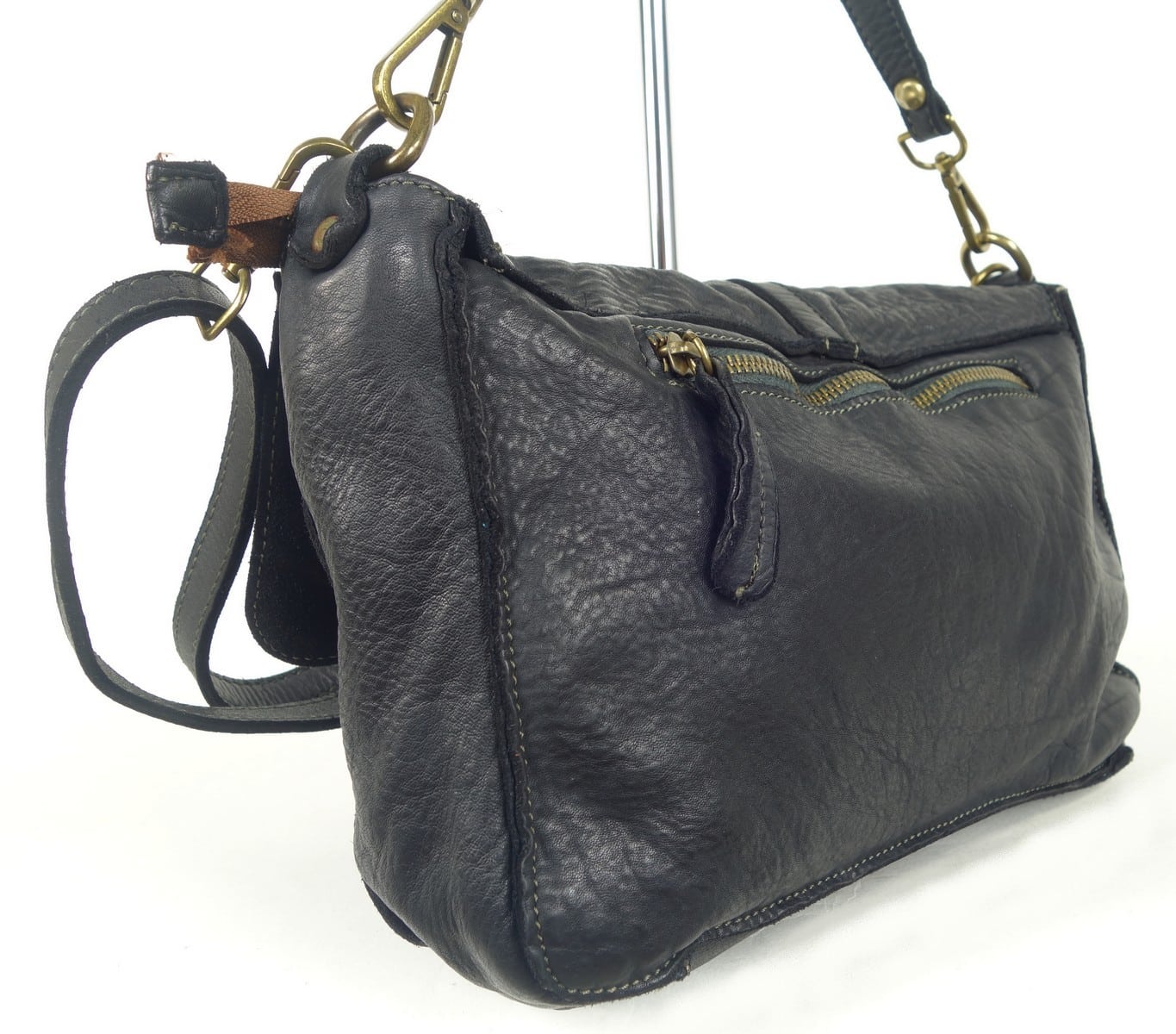 Collection Esprit Cuir ROSITA sac épaule noir cuir