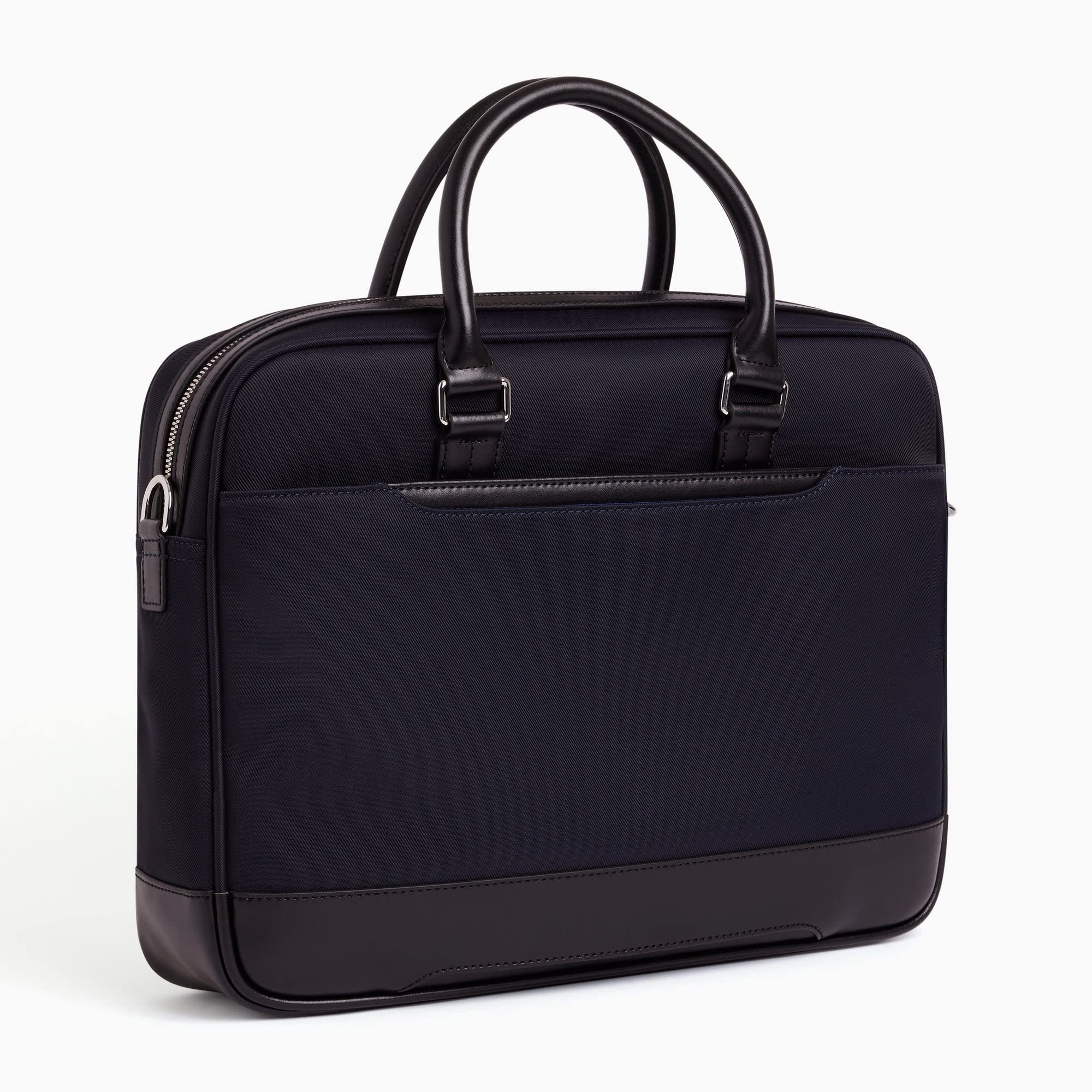 Le Tanneur Gaspard Tgas4000 sacoche toile et cuir 38,5 cm