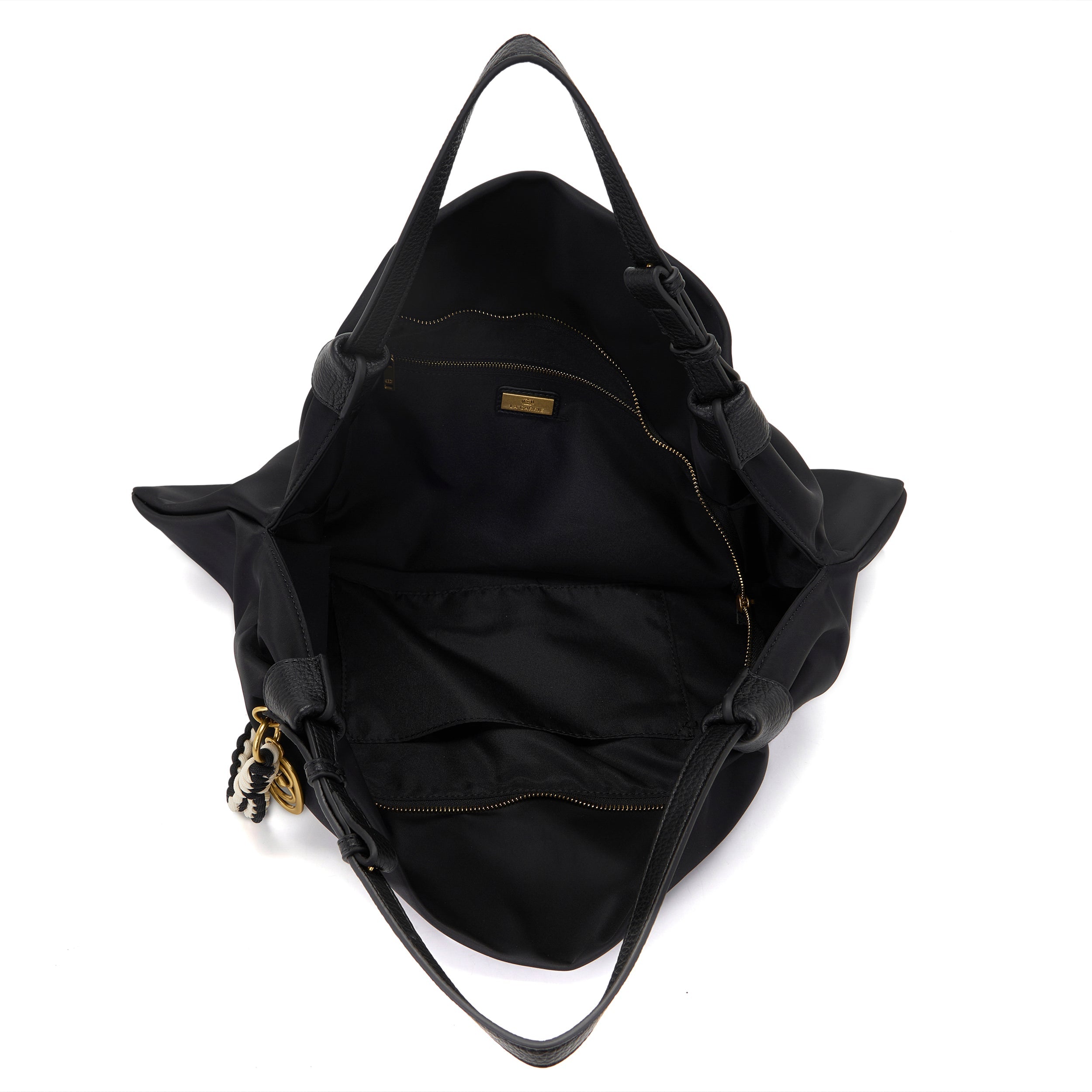 La Carrie Dark Wave sac shopping noir 56 cm nylon