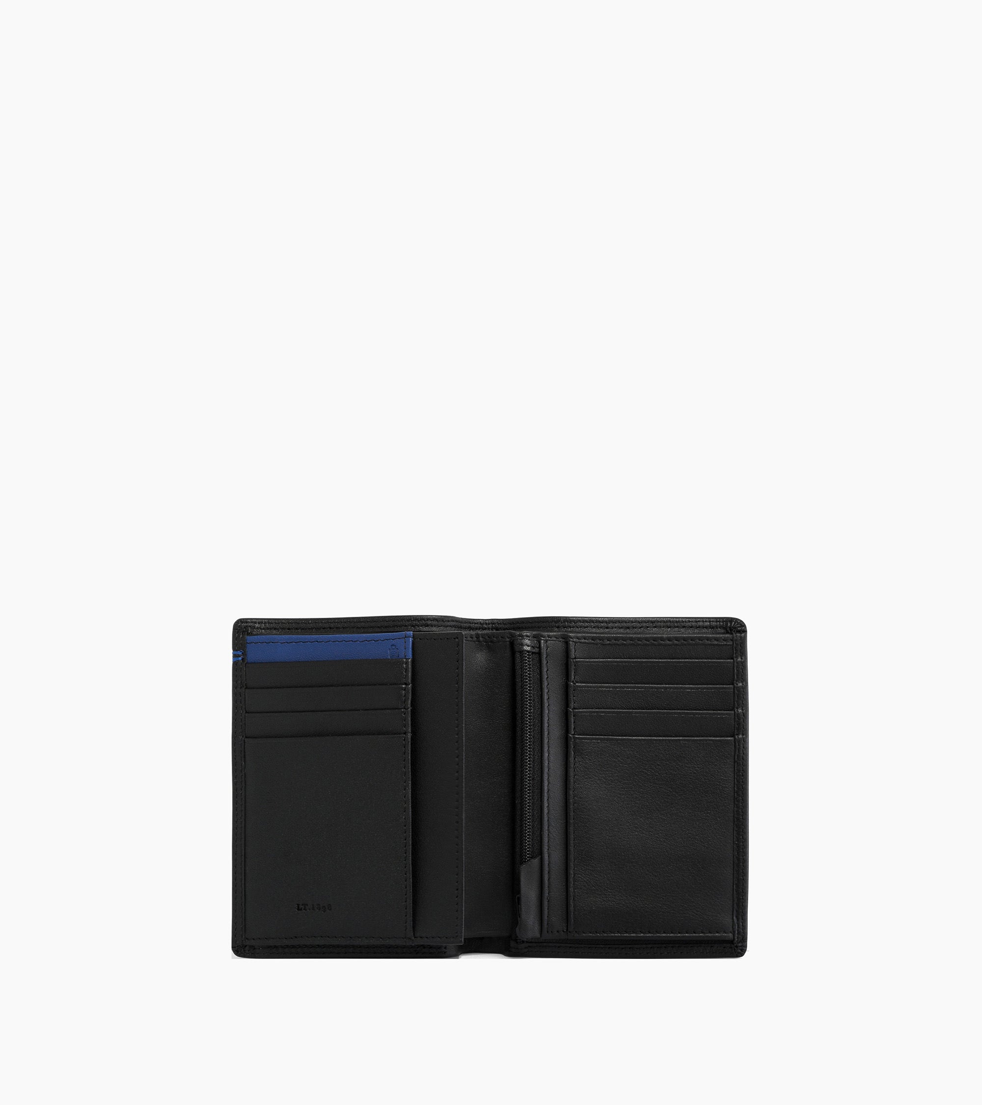 Le Tanneur Martin portefeuille cuir noir moyen zippé