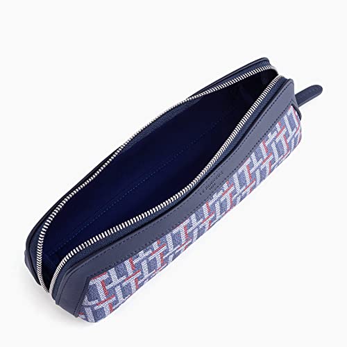 Le Tanneur Camille trousse toile enduite cuir 21 cm homme