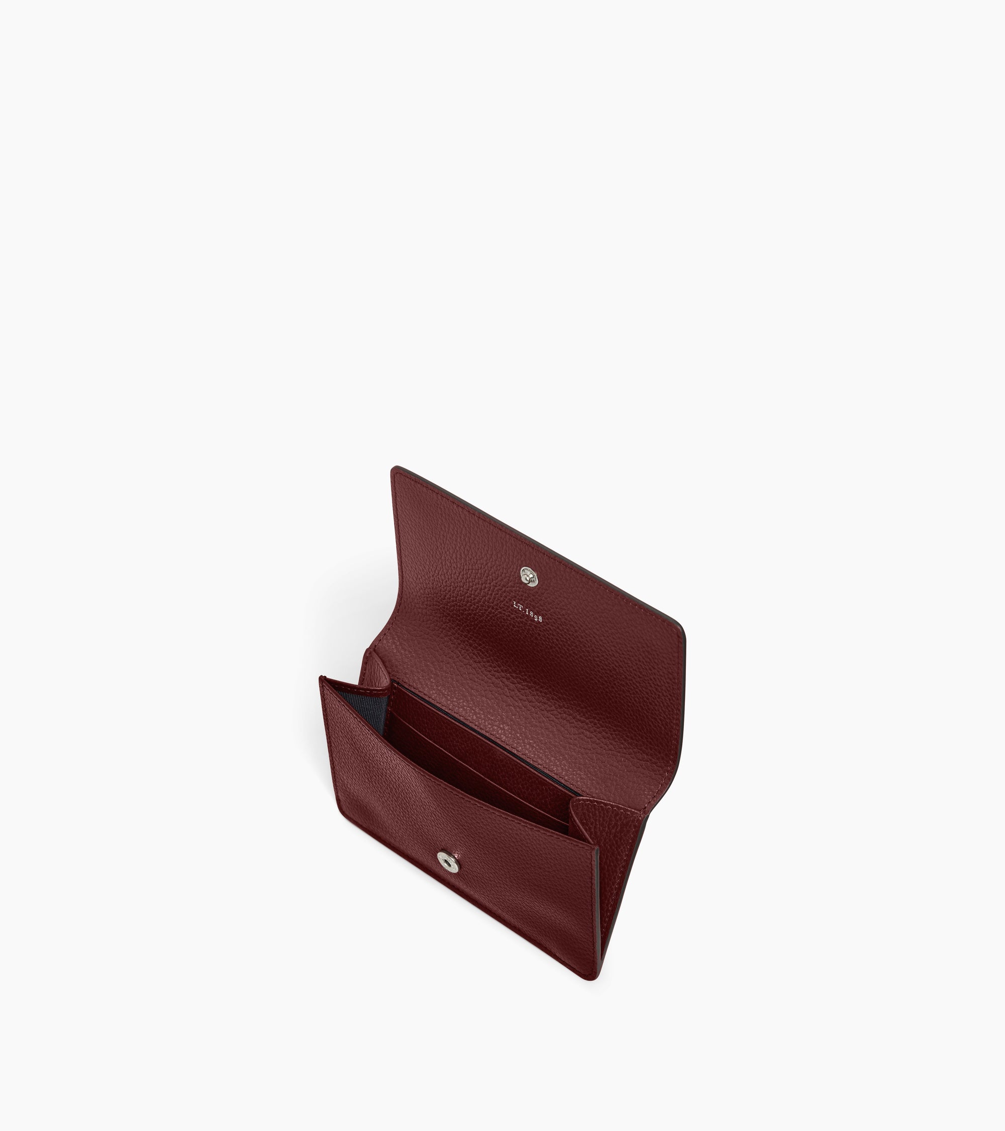 Le Tanneur Louison Porte-Cartes Cuir Rouge Grainé