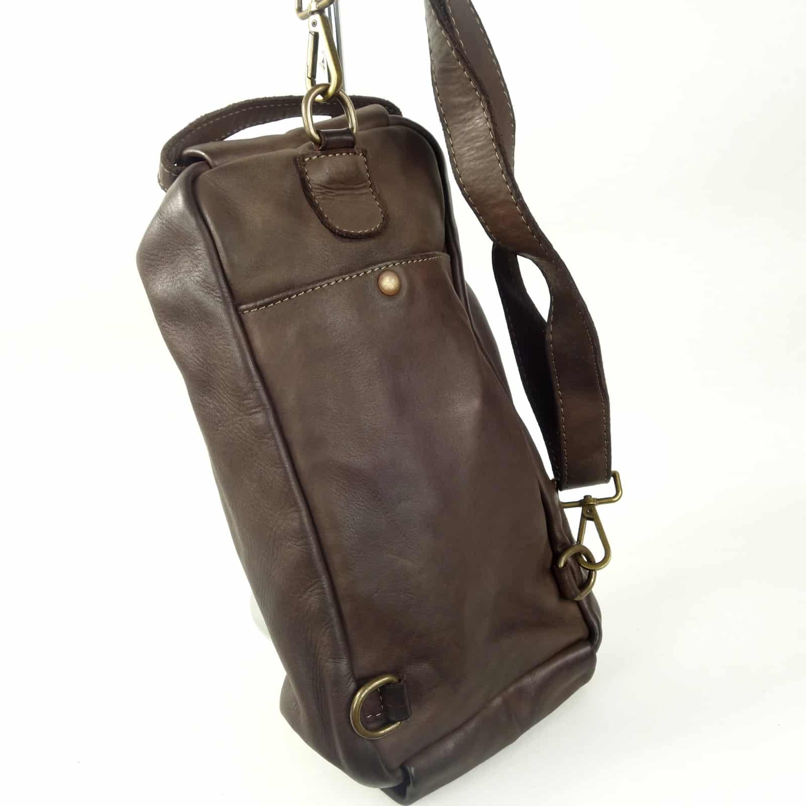 Collection Esprit Cuir Bruno sac banane cuir marron