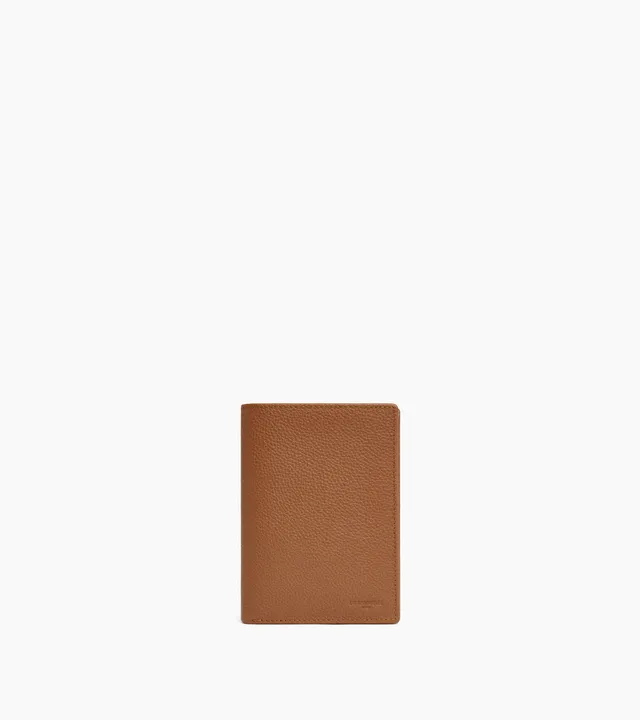 Le Tanneur Charles portefeuille cuir grainé marron Tan