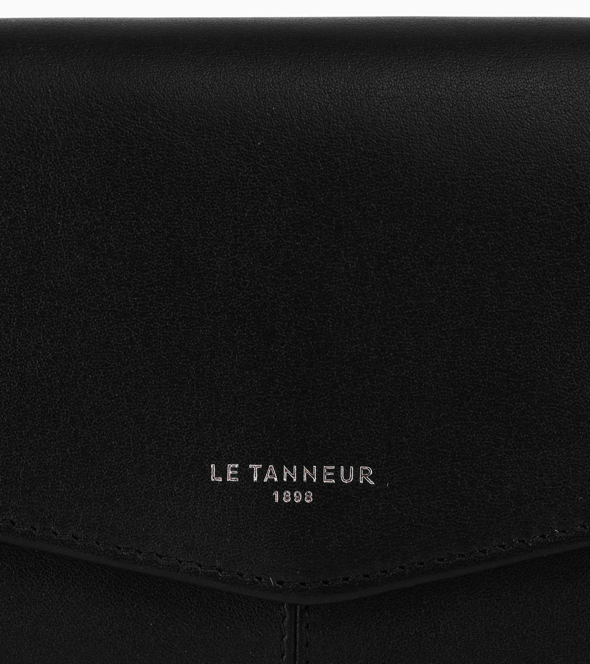 Le Tanneur Charlotte grand portefeuille cuir lisse noir RFID