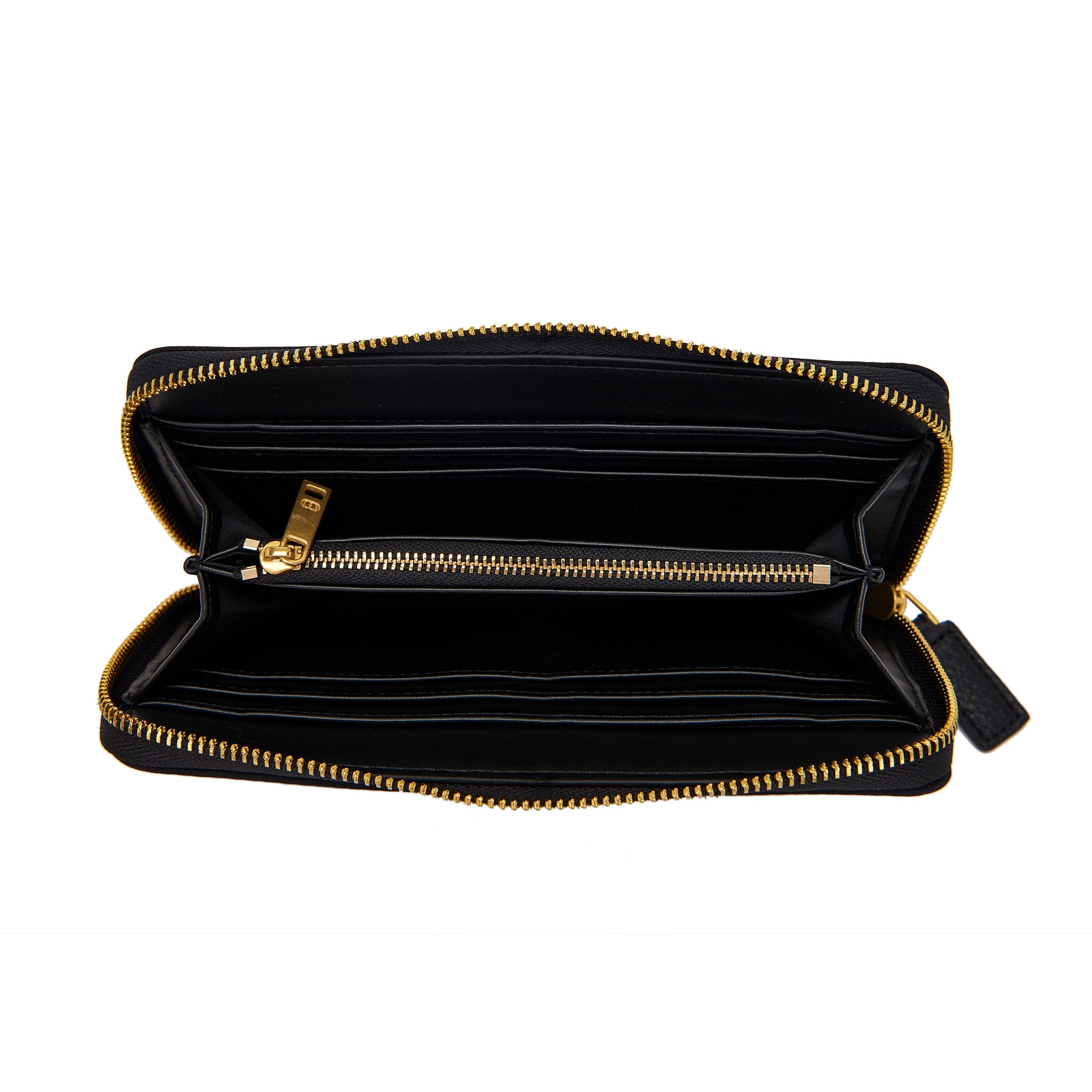 La Carrie Wallet portefeuille noir 19,5 cm nylon