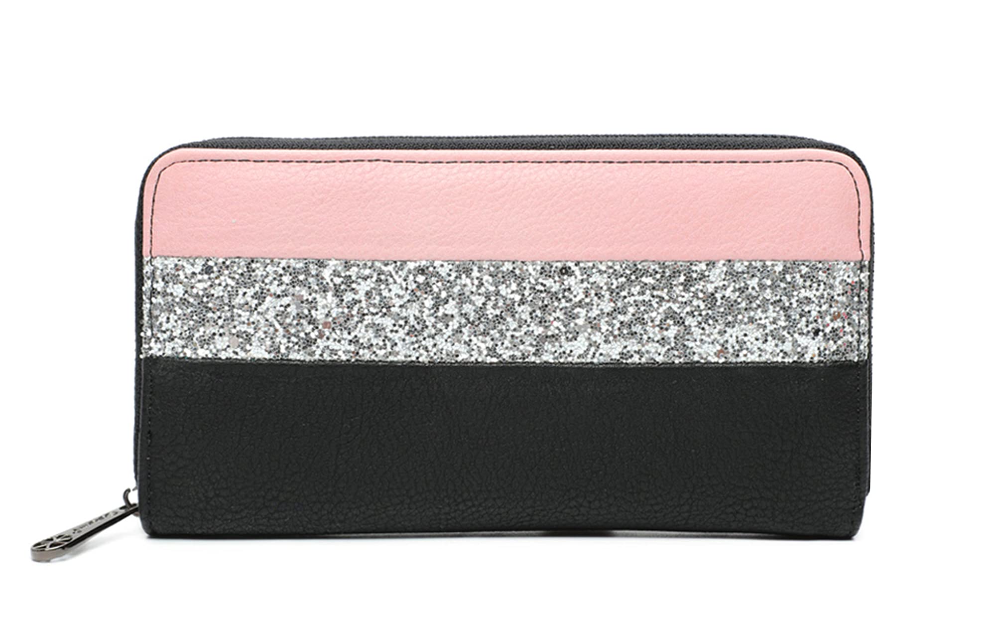 Gallantry Accessoires compagnon long gris noir paillettes 20 cm
