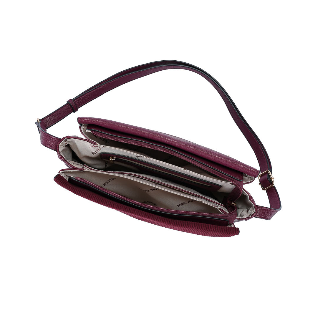 MAC ALYSTER Glysia sac trotteur Noir bandoulière 29 cm