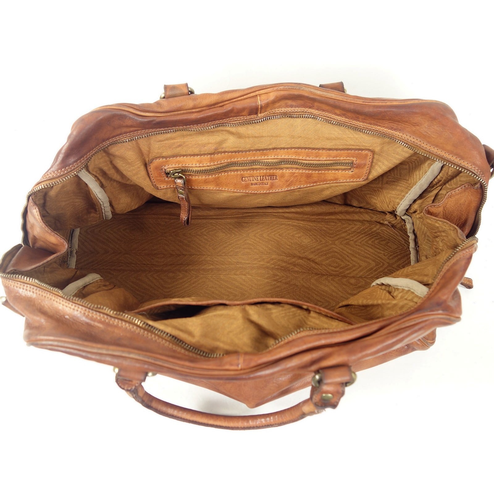 Collection Esprit Cuir Fabio sac 24h cuir naturel vintage