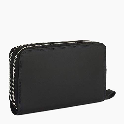Le Tanneur Compagnon zippé portefeuille cuir lisse homme 21 cm