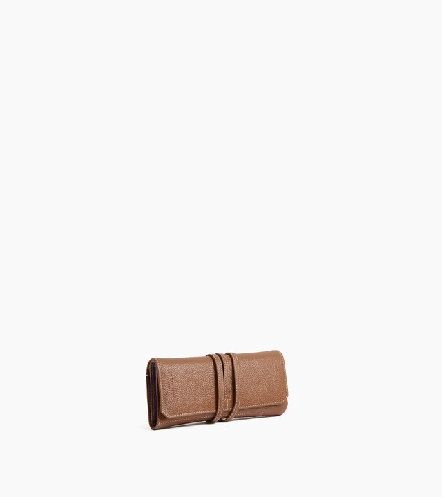 Le Tanneur coffret voyage 3 montres cuir grainé Naturel
