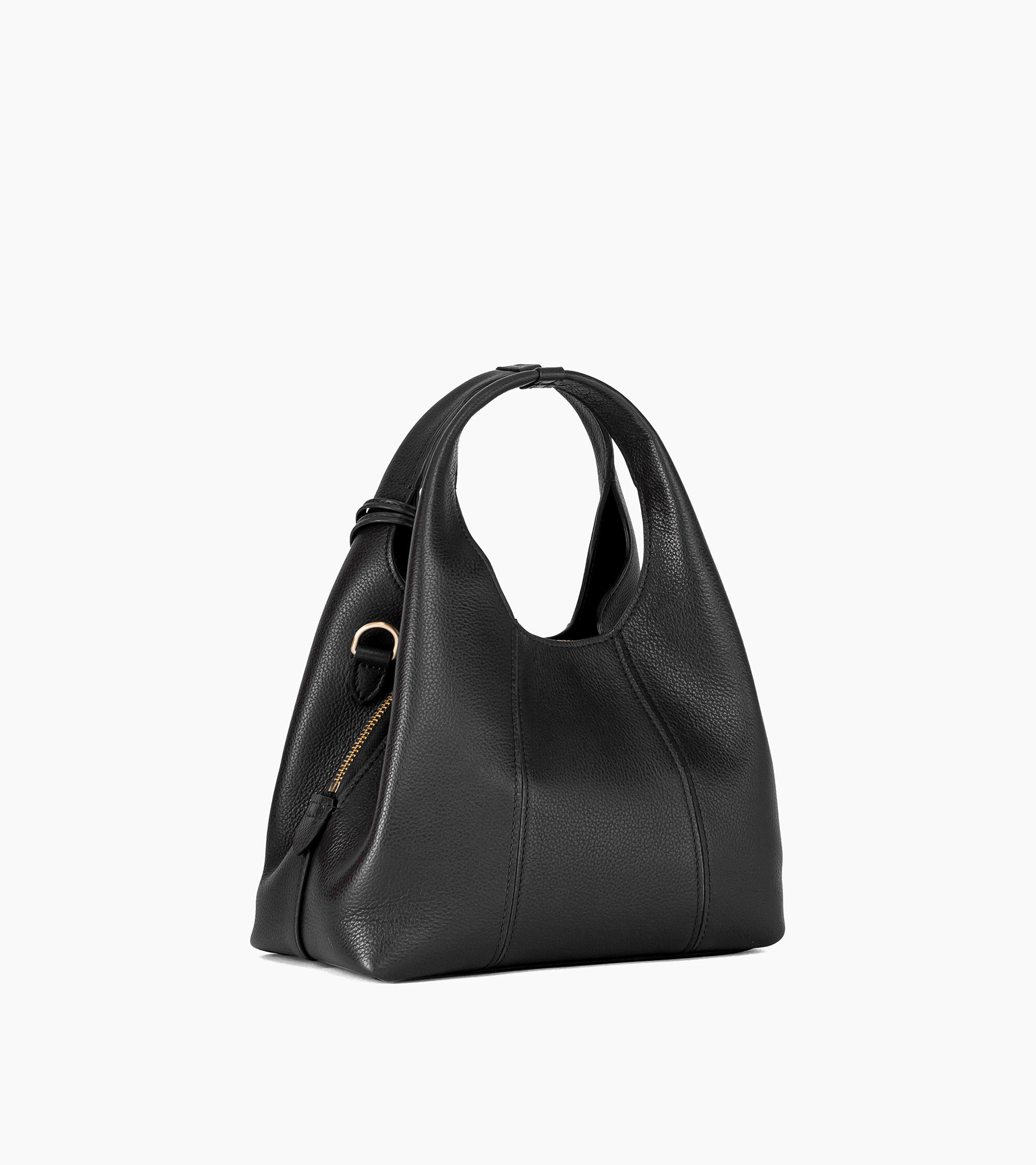 Le Tanneur Juliette Petit sac à main cuir grainé noir