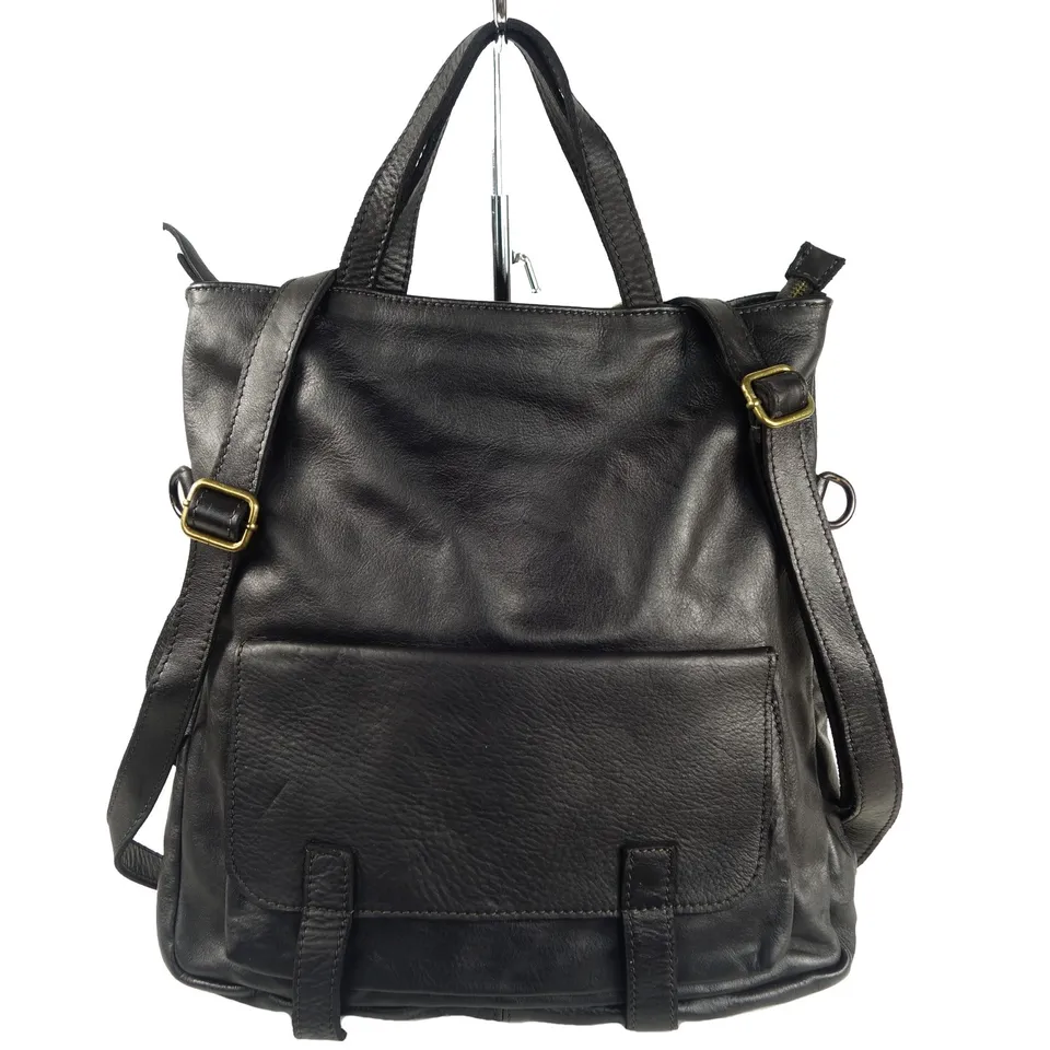 Collection Esprit Cuir Zeudi sac à dos cuir noir femme