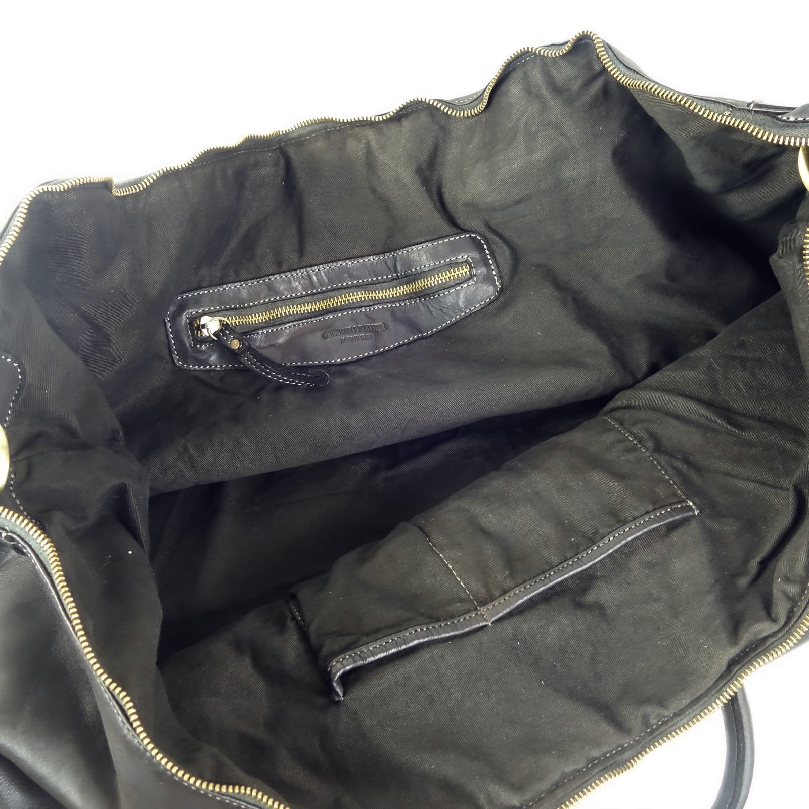 Collection Esprit Cuir LORENZO sac voyage cuir noir 48h