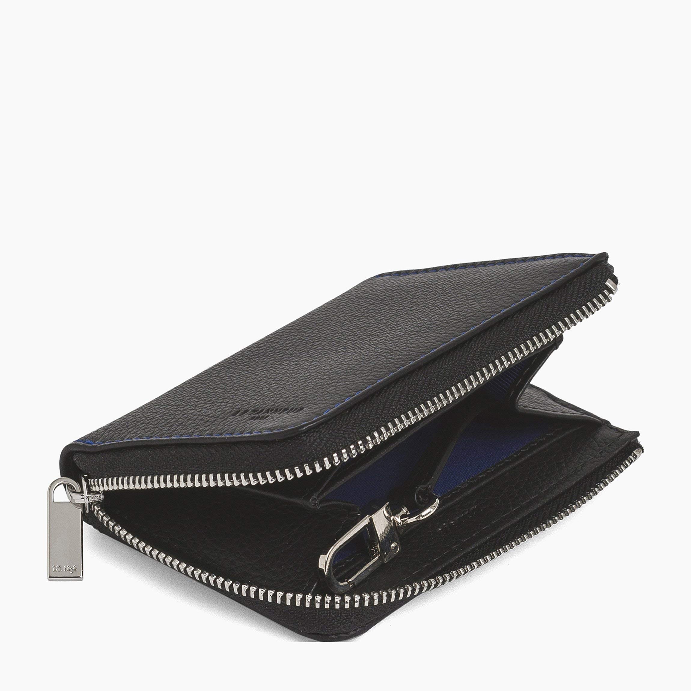 Le Tanneur Charles porte-monnaie cuir homme zippé RFID