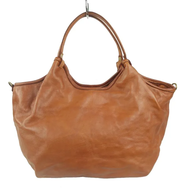 Collection Esprit Cuir TILDE sac porté épaule cognac cuir