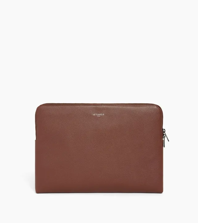 Le Tanneur pochette ordinateur 14" cuir grainé